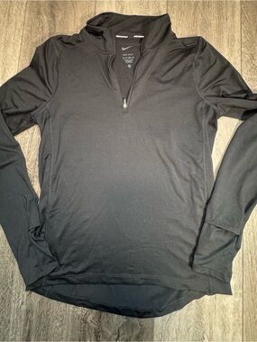 Nike Black Dri-FIT Running Half-Zip Top